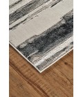 Feizy Micah Industrial Abstract, Silver/Gray/Black, 3'-11" x 6' Accent Rug