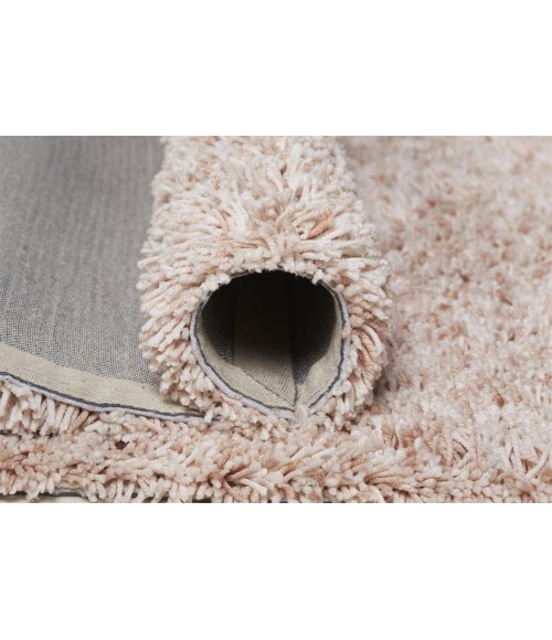 Feizy Stoneleigh Luxury & Glam Solid, Pink/Ivory, 10' x 14' Area Rug