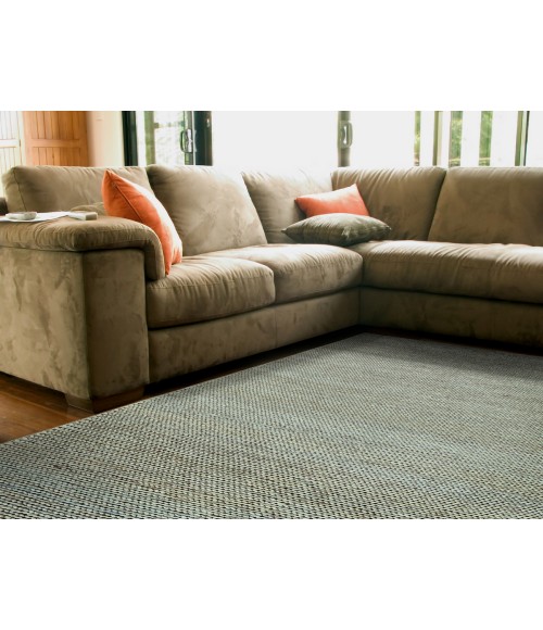 Feizy Durham Casual Solid, Green, 8' x 10' Area Rug