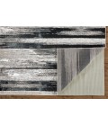 Micah Area Rug Feizy Micah Industrial Abstract, Black/Silver/Gray, 12' x 18' Area Rug