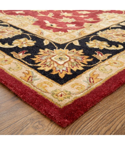 Feizy Wagner Classic Oriental, Red/Black/Gold, 8' x 10' Area Rug