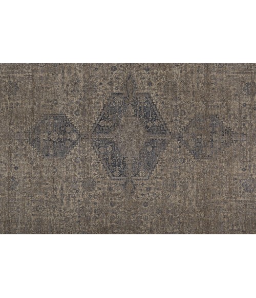 Marquette Area Rug Feizy Marquette Rustic Persian Farmhouse Rug, Warm Gray/Blue, 2ft - 8in x 10ft, Runner
