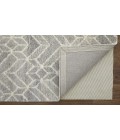 Asher Area Rug Feizy Asher Industrial Geometric, Taupe/Gray/Ivory, 9' x 12' Area Rug