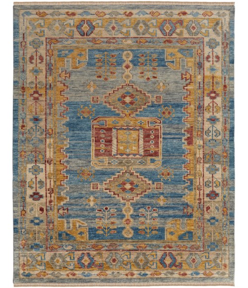 Fillmore Area Rug Feizy Fillmore Bohemian & Eclectic Geometric, Blue/Yellow/Red, 12' x 15' Area Rug