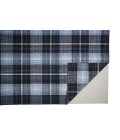 Feizy Crosby Eco-Friendly PET Dhurrie, Black/Sky Blue, 8ft x 10ft Area Rug