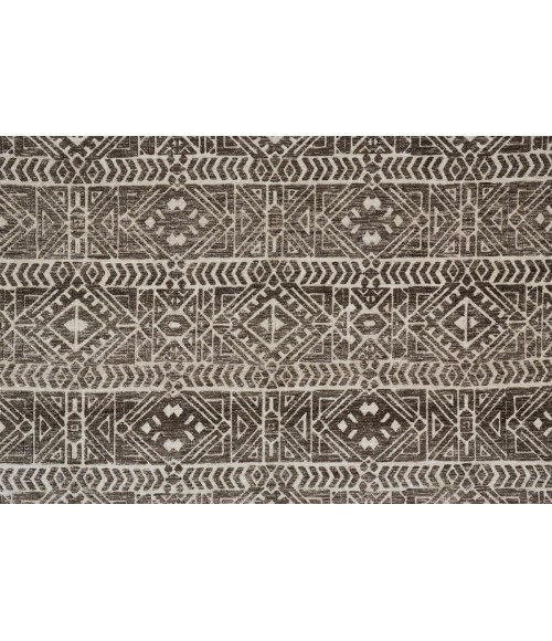 Feizy Colton Cabin & Lodge Southwestern, Brown/Taupe/Ivory, 9'-6" x 13'-6" Area Rug
