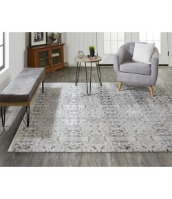 Feizy Cadiz 3990F DARK GRAY/IVORY Area Rug 9 ft. 9 in. X 13 ft. 2 in. Rectangle