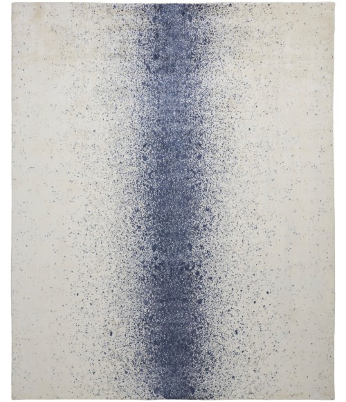 Feizy Grier Industrial Gradient & Ombre, Ivory/Blue/Gray, 8' x 10' Area Rug