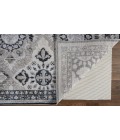 Feizy Macklaine Transitional Metallic Rug, Ivory/Black/Silver, 12ft x 15ft Area Rug