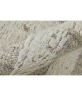 Feizy Ashby Farmhouse Geometric, Gray/Ivory, 9' x 9' Round Rug