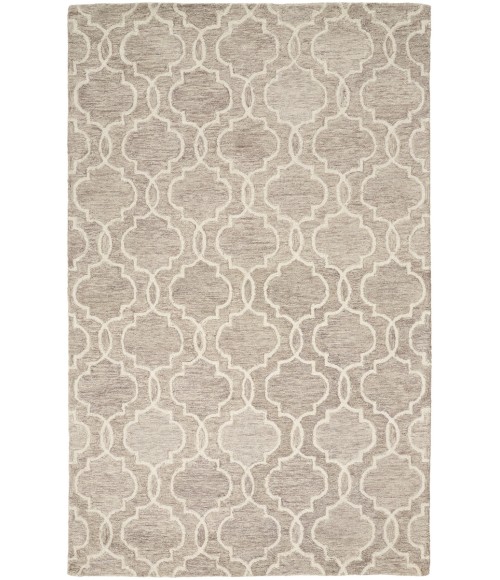 Feizy Belfort Cottage Trellis & Lattice, Gray/Ivory, 10' x 14' Area Rug