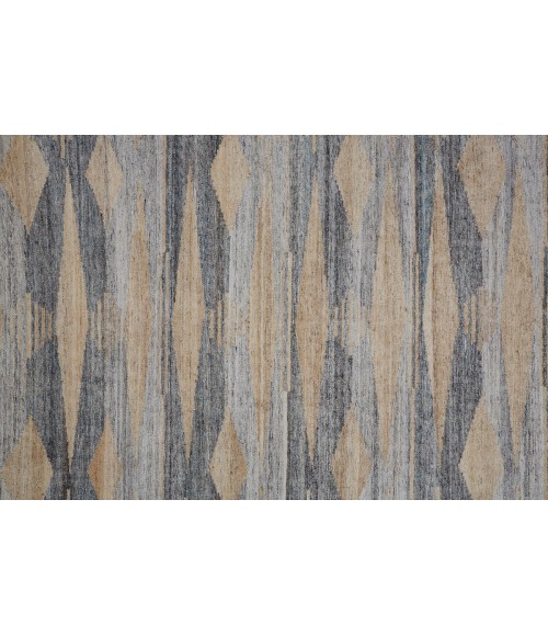Beckett Area Rug Feizy Beckett Moroccan, Gray/Tan/Silver, 9' x 12' Area Rug