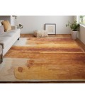 Feizy Anya Industrial Abstract, Red/Orange/Ivory, 10' x 14' Area Rug