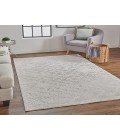 Feizy Micah BEIGE/SILVER Rug 6943047F 5 ft. X 7 ft. Rectangle - Rugs Town Feizy Micah BEIGE/SILVER 6943047F 5 ft. X 7 ft. Rectangle Rug