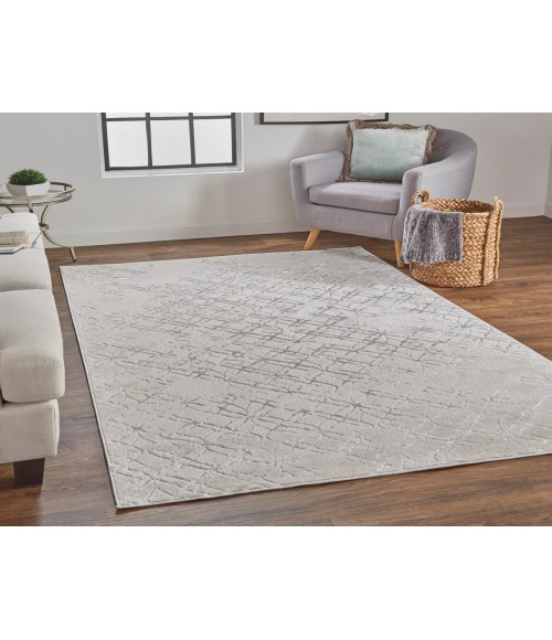 Feizy Micah BEIGE/SILVER Rug 6943047F 5 ft. X 7 ft. Rectangle - Rugs Town Feizy Micah BEIGE/SILVER 6943047F 5 ft. X 7 ft. Rectangle Rug