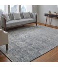 Feizy Eastfield Casual Abstract, Gray, 8' x 10' Area Rug