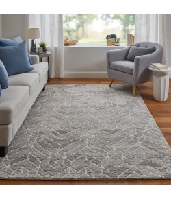 Feizy Asher 8769F GRAY/NATURAL Area Rug 9 ft. X 12 ft. Rectangle