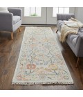 Feizy Karina Persian, Gray/Yellow/Red, 2'-6" x 8' Runner