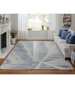Feizy Brighton 69CHF BLUE/IVORY Area Rug 2 ft. X 3 ft. Rectangle