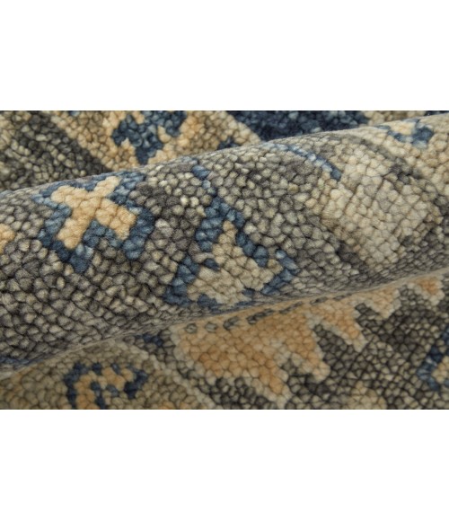 Feizy Fillmore Classic Floral & Botanical, Blue/Gray, 2' x 3' Accent Rug