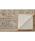 Feizy Celene Vintage Medallion, Tan/Brown/Ivory, 7'-9" x 10' Area Rug