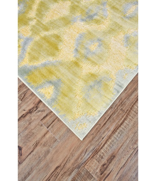 Saphir Mah Area Rug Feizy Saphir Mah Casual Abstract, Gold/Tan/Gray, 9'-8" x 12'-7" Area Rug