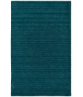 Feizy Luna Casual Solid, Blue/Green, 9'-6" x 13'-6" Area Rug