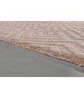 Feizy Colton Farmhouse Diamond, Pink/Ivory, 9'-6" x 13'-6" Area Rug
