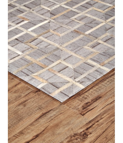 Feizy Fannin IVORY/SAND 7380756F 9 ft. 6 in. X 13 ft. 6 in. Rectangle Rug