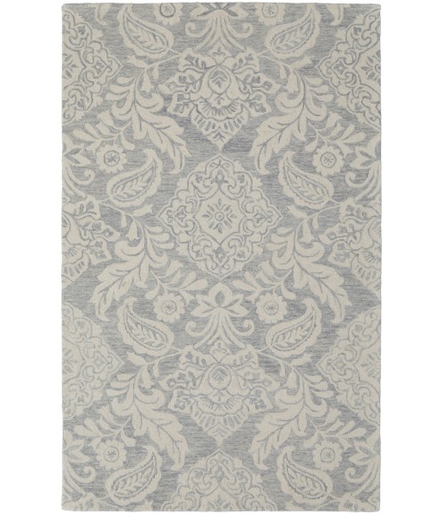 Feizy Belfort Classic Medallion, Blue/Ivory, 10' x 14' Area Rug