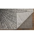 Feizy Micah Mid-Century Modern Abstract, Ivory/Gray/Blue, 8' x 10' Area Rug
