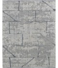 Feizy Alford Minimalist Eyelash Wool Rug, Light Gray/Brown, 3ft-6inx5ft-6in Accent Rug