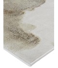 Feizy Aura Casual Abstract, Ivory/Tan/Gray, 3'-11" x 6' Accent Rug