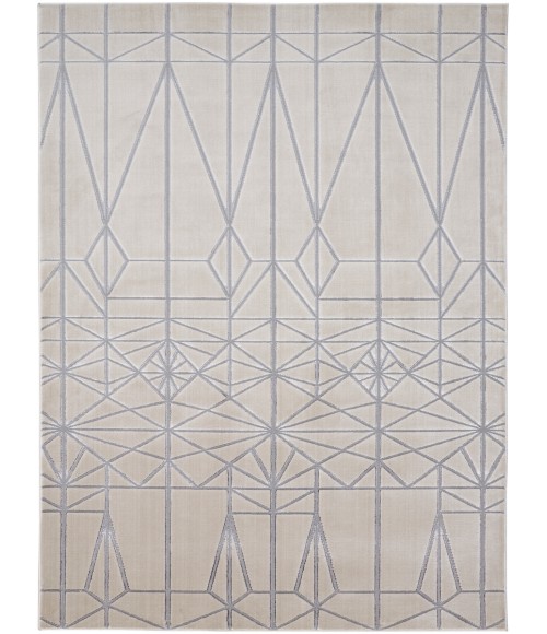Feizy Micah IVORY/SILVER Rug 6943045F 5 ft. X 7 ft. Rectangle - Rugs Town Feizy Micah IVORY/SILVER 6943045F 5 ft. X 7 ft. Rectangle Rug