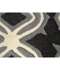 Feizy Ella BLACK 6498460F 5 ft. X 8 ft. Rectangle Rug