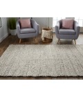 Feizy Berkeley Scandinavian Geometric, Ivory/Gray/Tan, 9'-6" x 13'-6" Area Rug