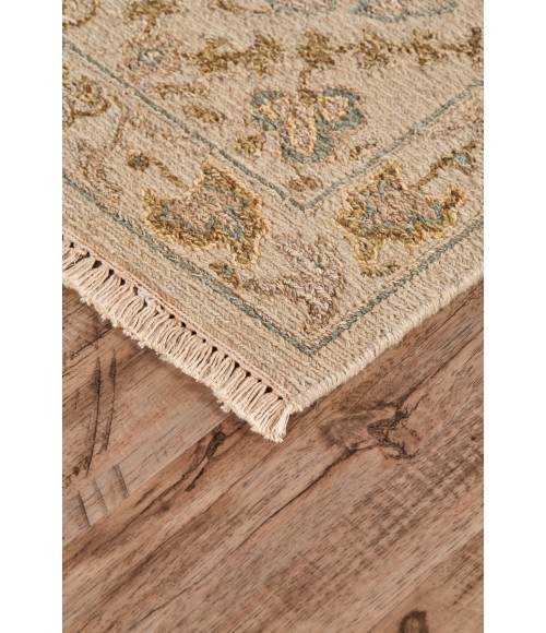 Amherst Area Rug Feizy Amherst Classic Bordered, Ivory/Yellow/Blue, 7'-9" x 9'-9" Area Rug