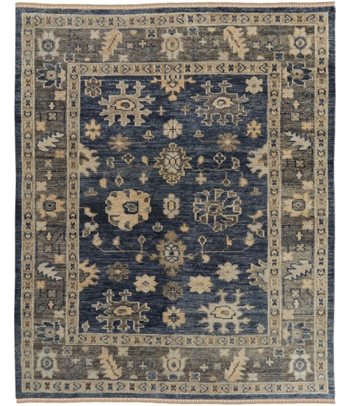 Feizy Fillmore Classic Floral & Botanical, Blue/Gray, 2' x 3' Accent Rug