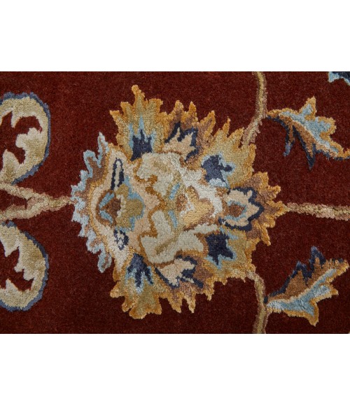 Feizy Prescott RUST/BEIGE PCT8937F 8 ft. X 10 ft. Rectangle Rug