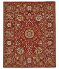 Feizy Amherst Classic Geometric, Red/Gold/Ivory, 9'-6" x 13'-6" Area Rug