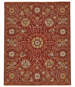 Feizy Amherst 0758F RED Area Rug 8 ft. 6 in. X 11 ft. 6 in. Rectangle