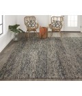 Feizy Berkeley Casual Abstract, Gray/Taupe/Black, 9'-6" x 13'-6" Area Rug
