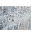 Laina Area Rug Feizy Laina Industrial Abstract, Ivory/Gray/Blue, 3' x 10' Runner