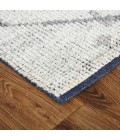 Feizy Alford Minimalist Eyelash Wool Rug, Light Gray/Brown, 3ft-6inx5ft-6in Accent Rug