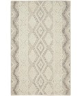 Feizy Anica Moroccan Wool Tufted Rug, Moroccan Style, Ivory/Gray, 8ft x 10ft Area Rug