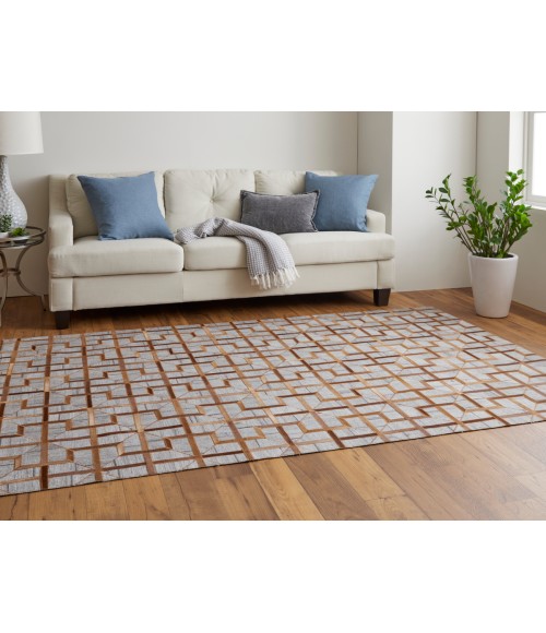 Feizy Fannin SUDAN/SLATE 7380756F 9 ft. 6 in. X 13 ft. 6 in. Rectangle Rug