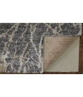 Feizy Mynka Casual Abstract, Gray/Ivory, 5' x 8' Area Rug