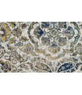 Brixton Area Rug Feizy Brixton Cottage Floral & Botanical, Ivory/Blue/Green, 8' x 8' Round Rug