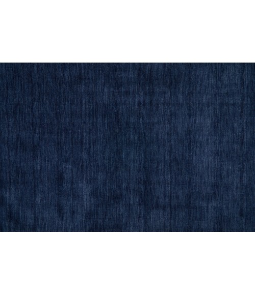 Feizy Luna Casual Solid, Blue, 9'-6" x 13'-6" Area Rug