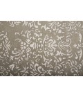 Feizy Bella High/Low Floral Wool Rug, Warm Silver Gray, 9ft x 12ft Area Rug